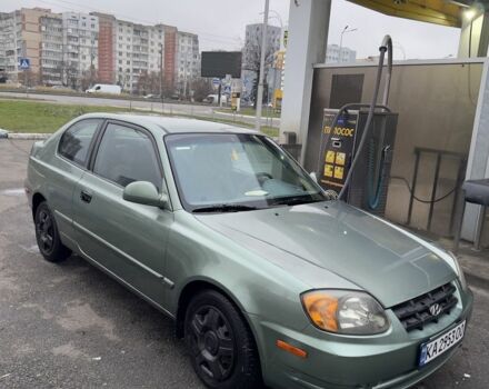 Зеленый Хендай Акцент, объемом двигателя 1.6 л и пробегом 137 тыс. км за 2900 $, фото 1 на Automoto.ua