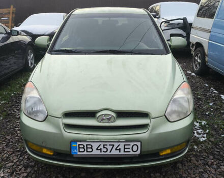 Зеленый Хендай Акцент, объемом двигателя 1.6 л и пробегом 210 тыс. км за 4250 $, фото 1 на Automoto.ua