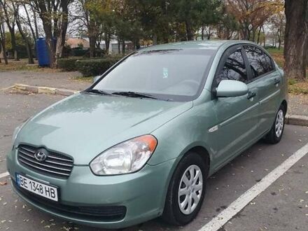 Зеленый Хендай Акцент, объемом двигателя 1.4 л и пробегом 288 тыс. км за 4500 $, фото 1 на Automoto.ua