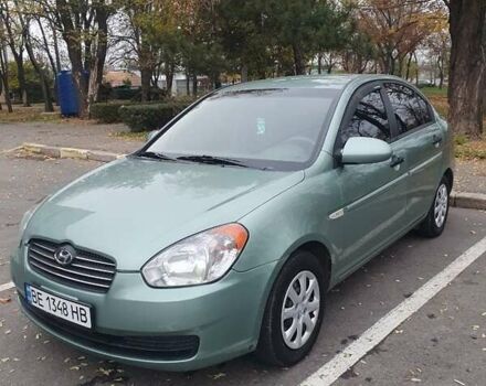 Зеленый Хендай Акцент, объемом двигателя 1.4 л и пробегом 288 тыс. км за 4500 $, фото 1 на Automoto.ua