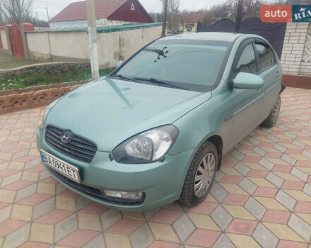 Зелений Хендай Акцент, об'ємом двигуна 1.6 л та пробігом 207 тис. км за 1950 $, фото 1 на Automoto.ua