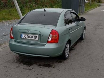 Зеленый Хендай Акцент, объемом двигателя 1.4 л и пробегом 215 тыс. км за 4199 $, фото 1 на Automoto.ua