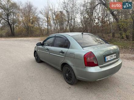 Зеленый Хендай Акцент, объемом двигателя 1.4 л и пробегом 226 тыс. км за 3200 $, фото 1 на Automoto.ua