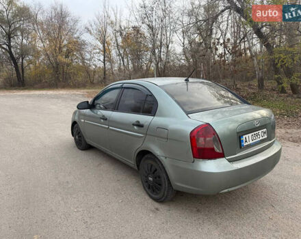 Зеленый Хендай Акцент, объемом двигателя 1.4 л и пробегом 226 тыс. км за 3200 $, фото 1 на Automoto.ua