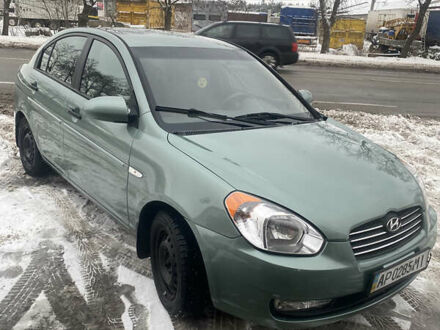 Зелений Хендай Акцент, об'ємом двигуна 1.4 л та пробігом 86 тис. км за 6200 $, фото 1 на Automoto.ua