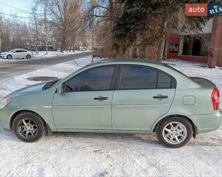 Зеленый Хендай Акцент, объемом двигателя 1.4 л и пробегом 310 тыс. км за 4500 $, фото 1 на Automoto.ua