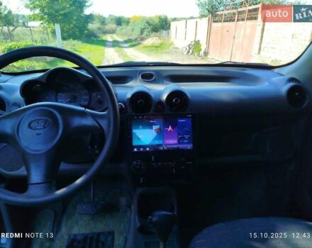 Черный Хендай Атос, объемом двигателя 0.8 л и пробегом 100 тыс. км за 2700 $, фото 2 на Automoto.ua