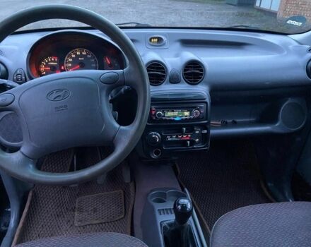 Черный Хендай Атос, объемом двигателя 1.1 л и пробегом 220 тыс. км за 3600 $, фото 1 на Automoto.ua