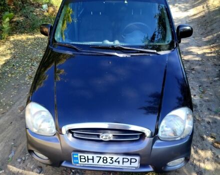 Черный Хендай Атос, объемом двигателя 0.8 л и пробегом 100 тыс. км за 2700 $, фото 1 на Automoto.ua