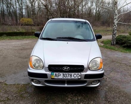Серый Хендай Атос, объемом двигателя 1 л и пробегом 124 тыс. км за 3850 $, фото 1 на Automoto.ua