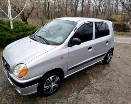 Серый Хендай Атос, объемом двигателя 1 л и пробегом 124 тыс. км за 3850 $, фото 1 на Automoto.ua