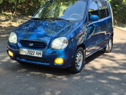 Синий Хендай Атос, объемом двигателя 1 л и пробегом 85 тыс. км за 1950 $, фото 1 на Automoto.ua