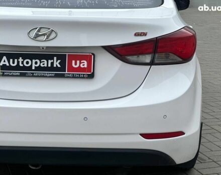 Хендай Аванте 2014 в Одессе на Automoto.ua Белый Хендай Аванте, объемом двигателя 1.6 л и пробегом 201 тыс. км за 8840 $, фото 9 на Automoto.ua