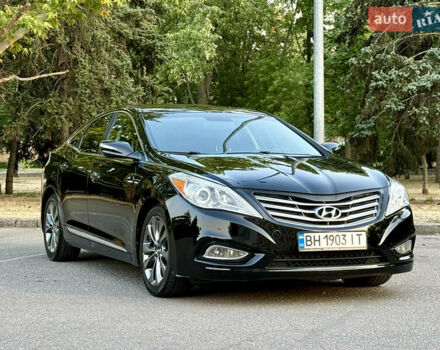 Черный Хендай Азера, объемом двигателя 3.3 л и пробегом 189 тыс. км за 9800 $, фото 1 на Automoto.ua