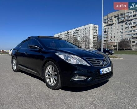 Черный Хендай Азера, объемом двигателя 3 л и пробегом 182 тыс. км за 11200 $, фото 1 на Automoto.ua