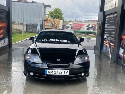 Хендай Купе 2006 в Коростене на Automoto.ua Черный Хендай Купе, объемом двигателя 2 л и пробегом 190 тыс. км за 5000 $, фото 1 на Automoto.ua