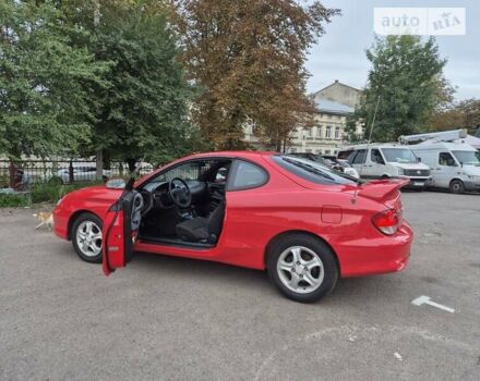 Красный Хендай Купе, объемом двигателя 1.98 л и пробегом 156 тыс. км за 6500 $, фото 1 на Automoto.ua