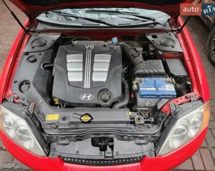 Красный Хендай Купе, объемом двигателя 2.7 л и пробегом 200 тыс. км за 5800 $, фото 13 на Automoto.ua