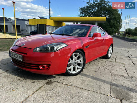 Хендай Купе 2007 в Смеле на Automoto.ua Красный Хендай Купе, объемом двигателя 1.98 л и пробегом 213 тыс. км за 5400 $, фото 1 на Automoto.ua