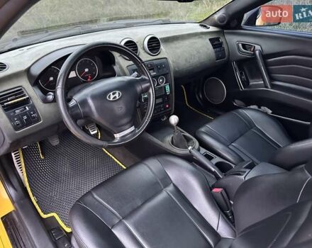 Желтый Хендай Купе, объемом двигателя 1.98 л и пробегом 222 тыс. км за 4800 $, фото 25 на Automoto.ua