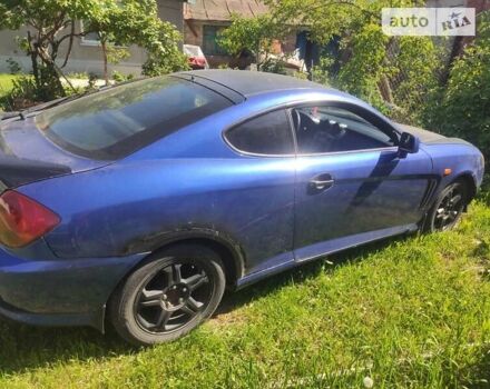 Синий Хендай Купе, объемом двигателя 2 л и пробегом 235 тыс. км за 3400 $, фото 2 на Automoto.ua