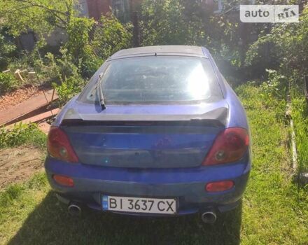 Синий Хендай Купе, объемом двигателя 2 л и пробегом 235 тыс. км за 3400 $, фото 1 на Automoto.ua