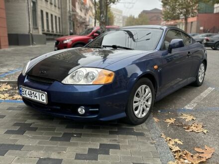 Синий Хендай Купе, объемом двигателя 1.6 л и пробегом 330 тыс. км за 3500 $, фото 1 на Automoto.ua