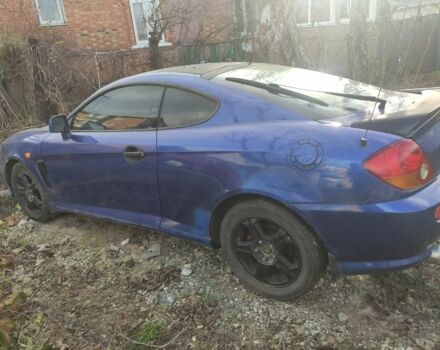 Синий Хендай Купе, объемом двигателя 2 л и пробегом 235 тыс. км за 3400 $, фото 1 на Automoto.ua