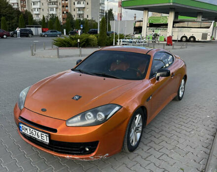 Оранжевый Хендай Купе, объемом двигателя 1.98 л и пробегом 286 тыс. км за 6000 $, фото 5 на Automoto.ua