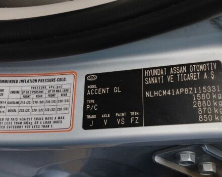 Синий Хендай Другая, объемом двигателя 1.4 л и пробегом 230 тыс. км за 3200 $, фото 5 на Automoto.ua