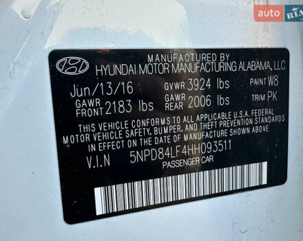 Белый Хендай Элантра, объемом двигателя 2 л и пробегом 180 тыс. км за 8900 $, фото 20 на Automoto.ua