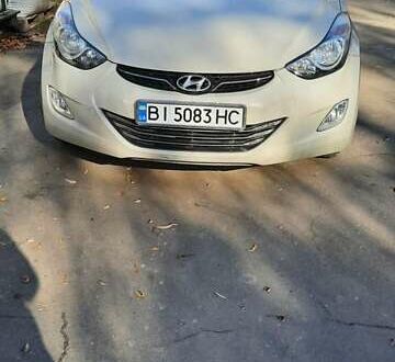 Белый Хендай Элантра, объемом двигателя 1.8 л и пробегом 128 тыс. км за 8200 $, фото 1 на Automoto.ua