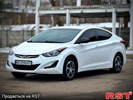 Хендай Елантра 2015 у Запоріжжя на Automoto.ua Білий Хендай Елантра, об'ємом двигуна 18 л та пробігом 150 тис. км за 9500 $, фото 1 на Automoto.ua