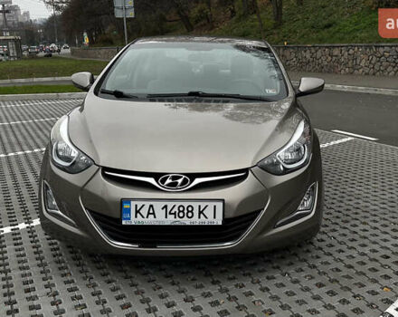 Бежевый Хендай Элантра, объемом двигателя 1.8 л и пробегом 115 тыс. км за 9600 $, фото 1 на Automoto.ua