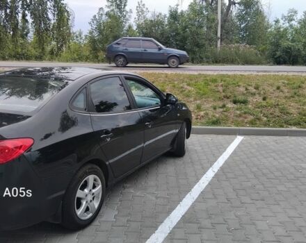 Черный Хендай Элантра, объемом двигателя 2 л и пробегом 180 тыс. км за 4000 $, фото 2 на Automoto.ua