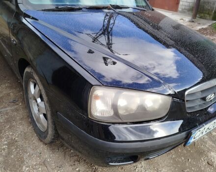 Черный Хендай Элантра, объемом двигателя 2 л и пробегом 280 тыс. км за 3000 $, фото 1 на Automoto.ua