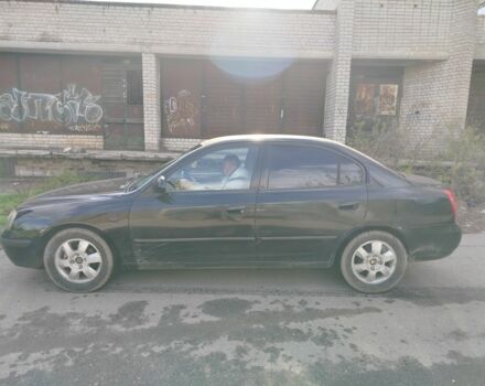 Черный Хендай Элантра, объемом двигателя 2 л и пробегом 280 тыс. км за 3000 $, фото 4 на Automoto.ua