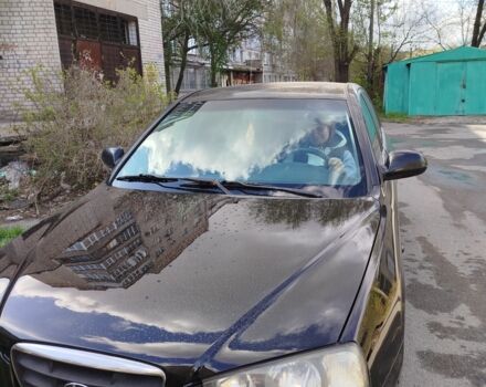 Черный Хендай Элантра, объемом двигателя 2 л и пробегом 280 тыс. км за 3000 $, фото 3 на Automoto.ua