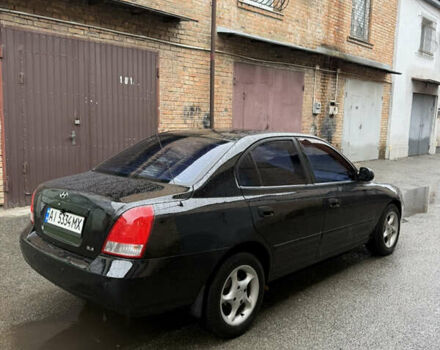 Черный Хендай Элантра, объемом двигателя 2 л и пробегом 283 тыс. км за 3500 $, фото 2 на Automoto.ua