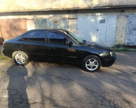 Черный Хендай Элантра, объемом двигателя 2 л и пробегом 450 тыс. км за 3200 $, фото 3 на Automoto.ua