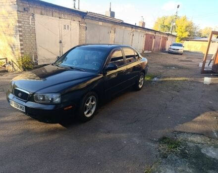 Черный Хендай Элантра, объемом двигателя 2 л и пробегом 450 тыс. км за 3200 $, фото 5 на Automoto.ua