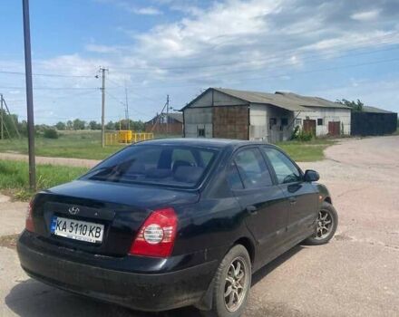 Черный Хендай Элантра, объемом двигателя 1.6 л и пробегом 295 тыс. км за 2750 $, фото 2 на Automoto.ua