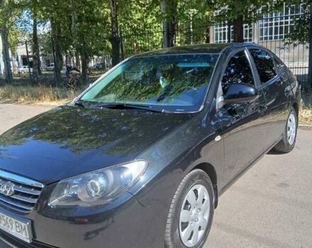 Черный Хендай Элантра, объемом двигателя 1.59 л и пробегом 193 тыс. км за 7000 $, фото 1 на Automoto.ua