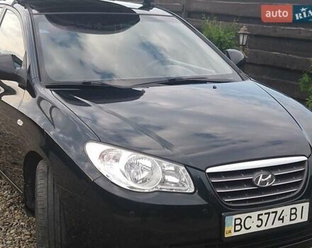 Черный Хендай Элантра, объемом двигателя 1.59 л и пробегом 210 тыс. км за 5900 $, фото 1 на Automoto.ua