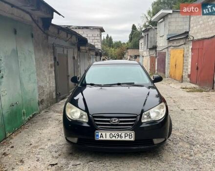Черный Хендай Элантра, объемом двигателя 1.6 л и пробегом 350 тыс. км за 4750 $, фото 9 на Automoto.ua
