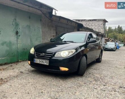 Черный Хендай Элантра, объемом двигателя 1.6 л и пробегом 350 тыс. км за 4750 $, фото 1 на Automoto.ua