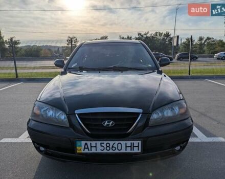 Черный Хендай Элантра, объемом двигателя 1.6 л и пробегом 146 тыс. км за 5900 $, фото 1 на Automoto.ua
