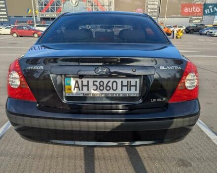 Черный Хендай Элантра, объемом двигателя 1.6 л и пробегом 146 тыс. км за 5900 $, фото 5 на Automoto.ua