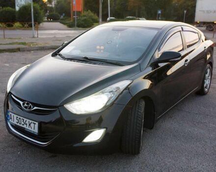 Черный Хендай Элантра, объемом двигателя 1.6 л и пробегом 149 тыс. км за 8350 $, фото 2 на Automoto.ua