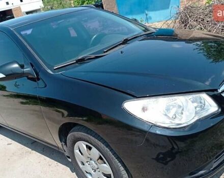 Черный Хендай Элантра, объемом двигателя 1.6 л и пробегом 260 тыс. км за 5300 $, фото 2 на Automoto.ua